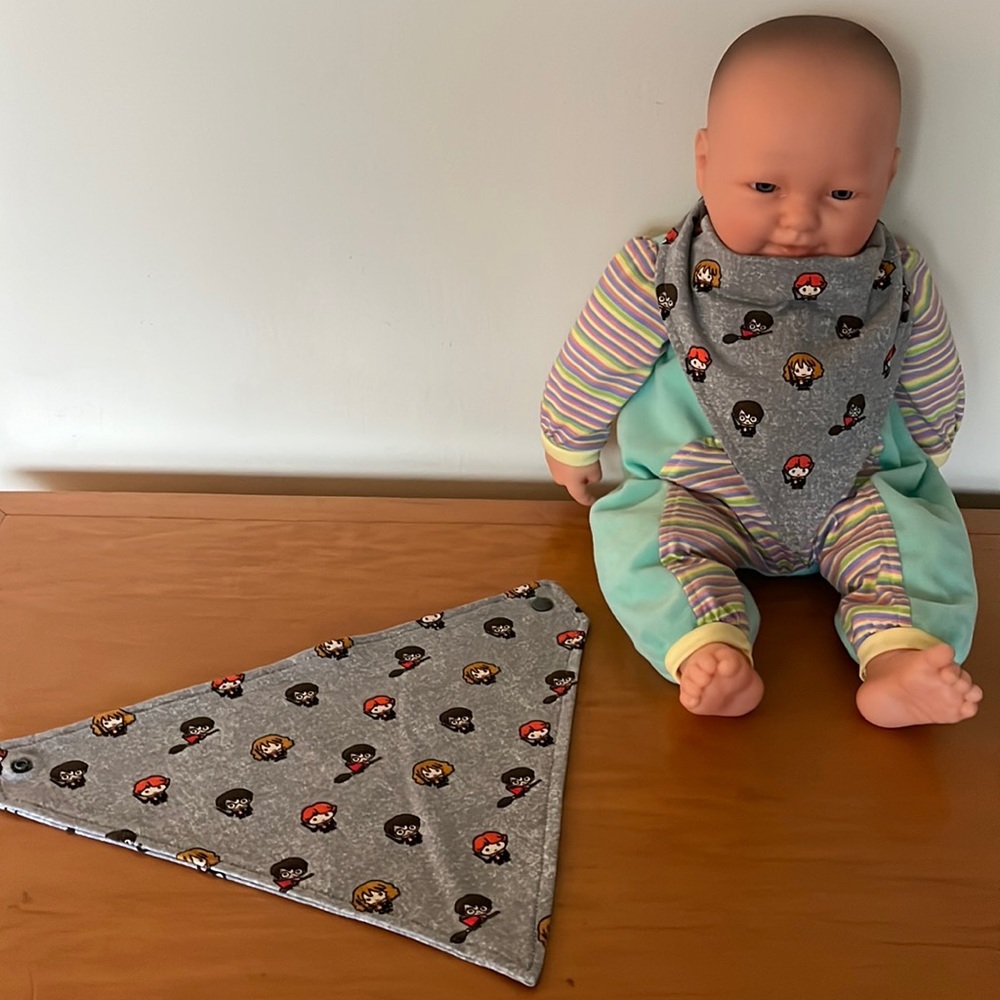 Harry Potter baby bandana bib